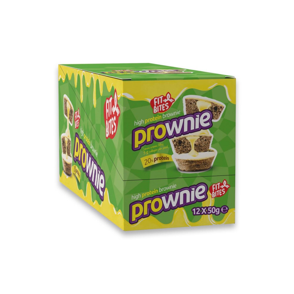 Fit Bites Prownie High Protein Brownie 12 Adet x 50 gram